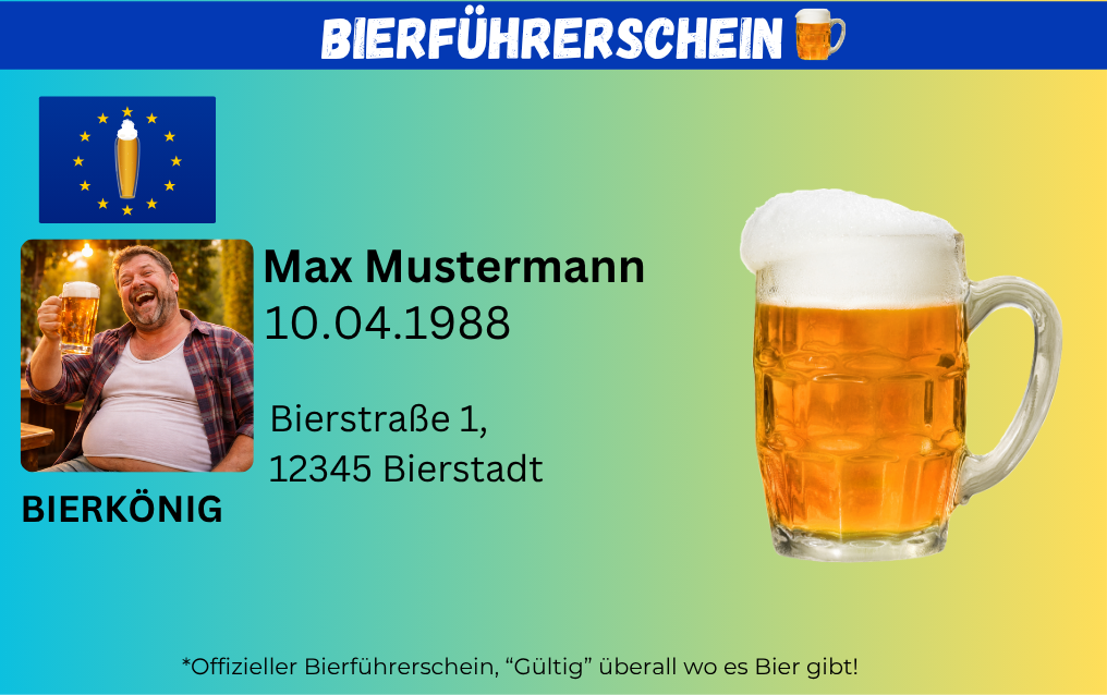 BIERFÜHRERSCHEIN